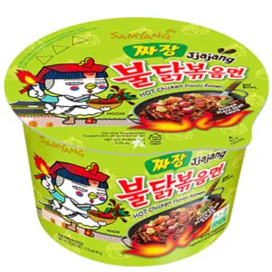 Jjajang Mỳ Gà Hàn Quốc Tô Xanh 16x105g