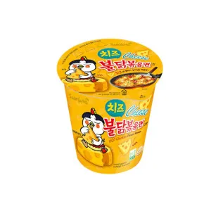 Mỳ Ly Cay Hàn Quốc Cheese Ly Vàng 6x70g