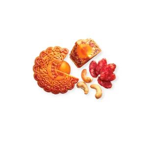 Baked Mooncake Kd4 Chinese Sausage & Mixed Nuts with 2 Eggs 210g