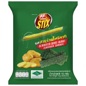 Stix Seaweed Nori Maki Flavoured Cracker 12x(3x58g)