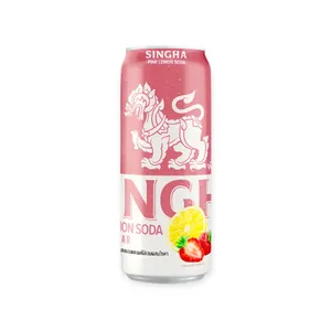 Soda Chanh Hồng Không Đường 24x330ml