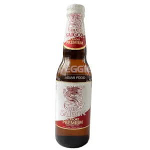 Saigon Premium Red Glass Bottle Beer 4.8° 24x330ml