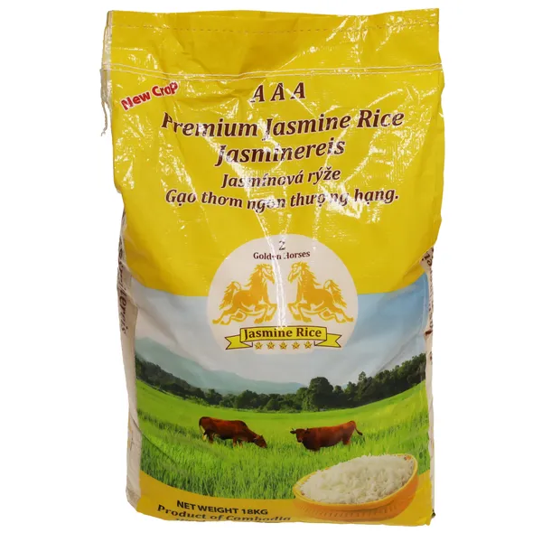 Yellow Package Premium Jasmine Rice 1x18kg