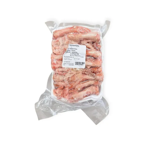 Frozen Boneless Chicken Feet 10x500g