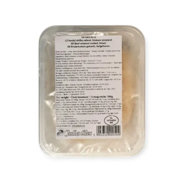 Beef Omasum Cooked, Frozen 12x500g