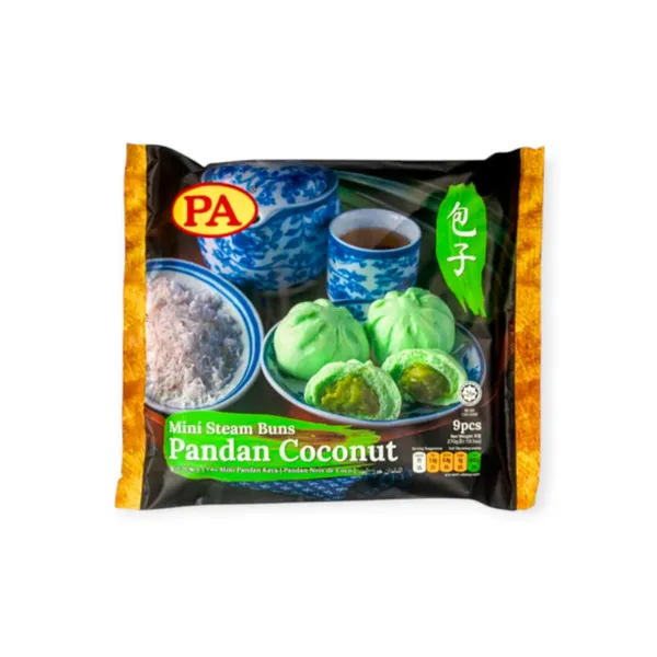 Bánh Bao Hấp Mini Pandan Dừa (9 Cái) 30x270g