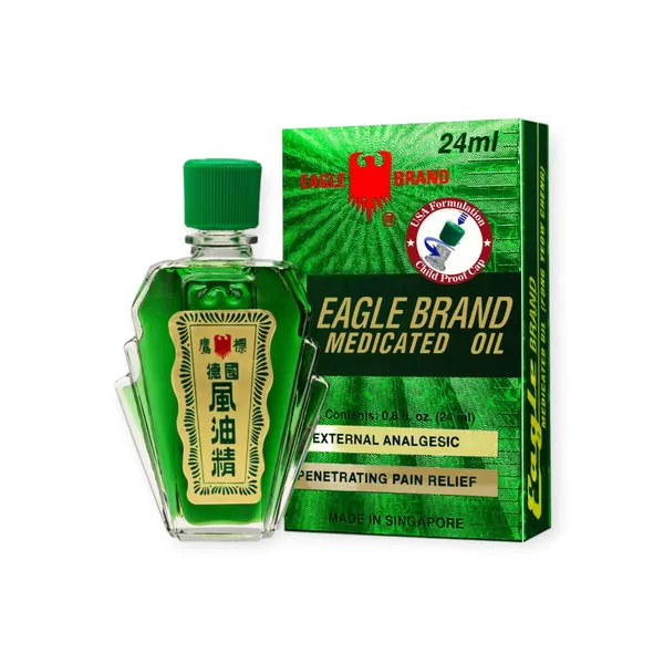 Dầu Gió Xanh Con Ó 10x24ml/box