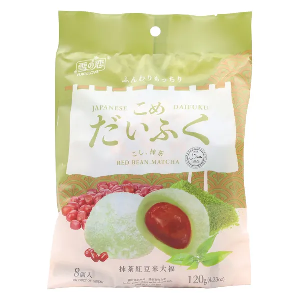 Bánh Mochi Nhân Đậu Đỏ và Trà Xanh Matcha 24x120g