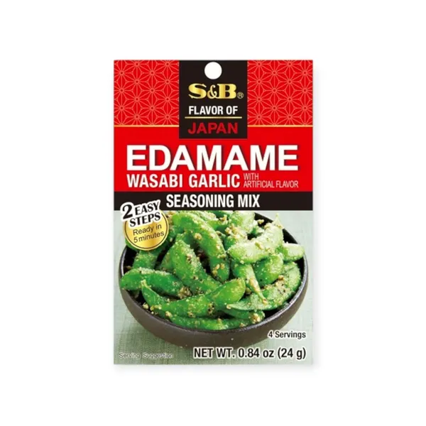 Edamame Wasabi Garlic Seasoning Mix 10x24g