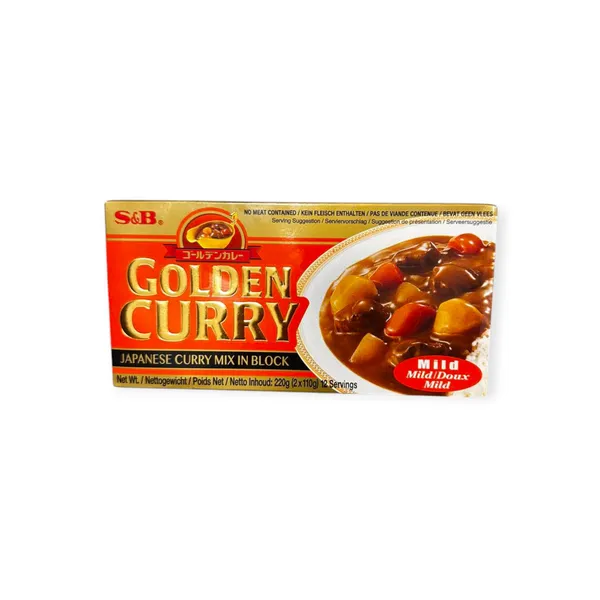 Gia Vị Cà Ri Nhật Dạng Khối – Vị Nhẹ 10x220g