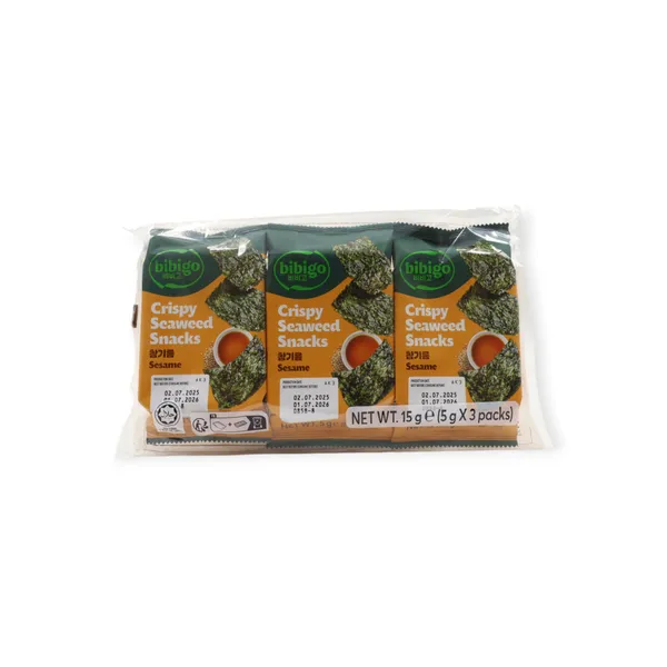 Snack Rong Biển Giòn - Mè 12x(3x5g)