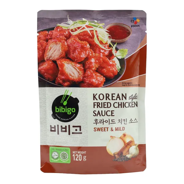 Sốt Gà Chiên Hàn Quốc Vị Ngọt và Cay Vừa 3x(10x120g)