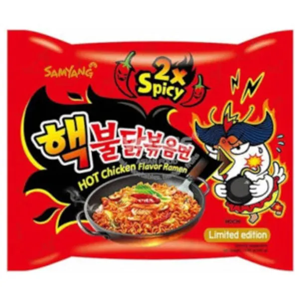 Mỳ Cay Hàn Quốc Buldak 2x Spicy Đỏ 8x(5x140g)