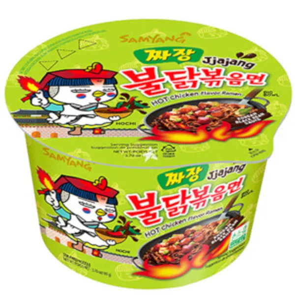Jjajang Mỳ Gà Hàn Quốc Tô Xanh 16x105g