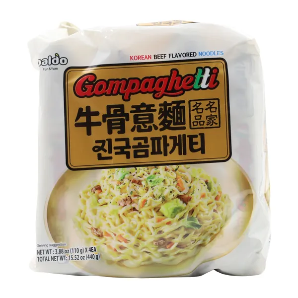 Mì Trộn Gompaghetti Vị Kem và Thịt Hầm 4x(4x110g)