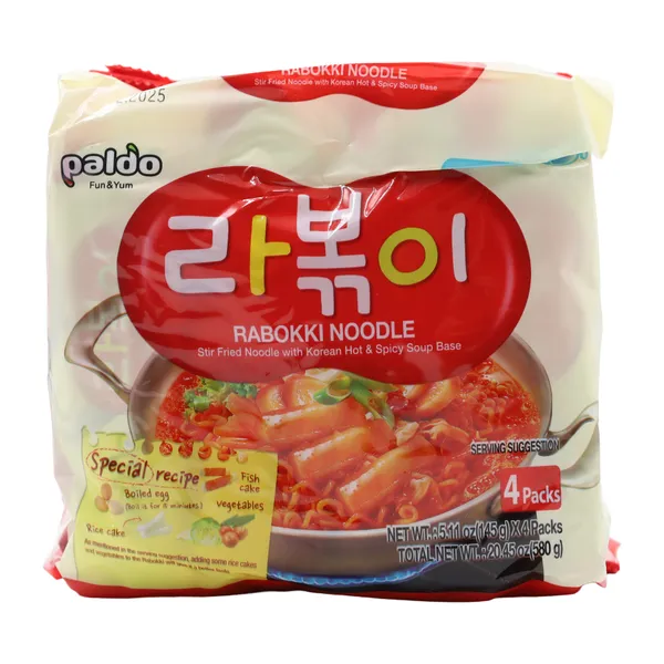 Mì Tokbokki Kiểu Hàn 4x(4x145g)