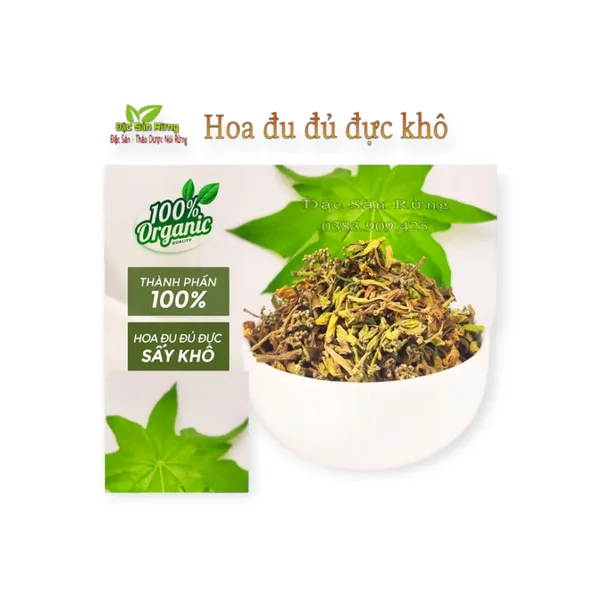 Hoa Đu Đủ Đực Khô 500g