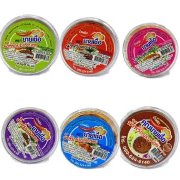 Mae Chuea Chili Paste Plara Bong Korat Treditional (green)30g