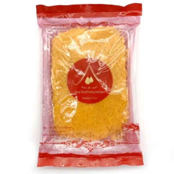 Thai Dessert Bann Thong Yod Bánh Trứng Sợi Foi Thong 500g