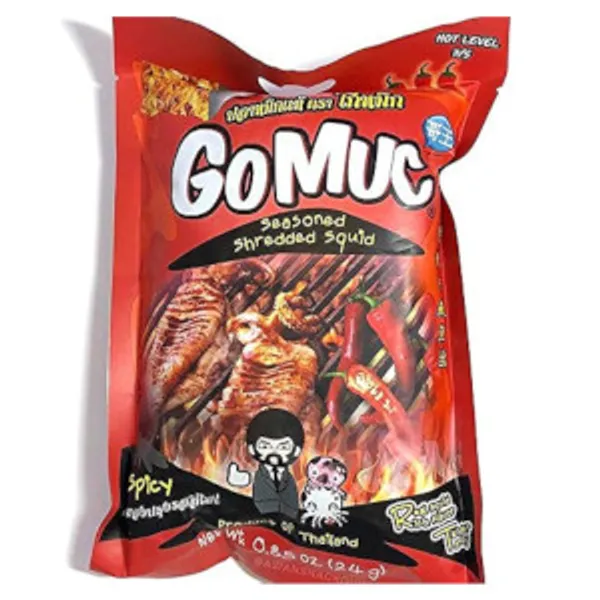 Seasoned Shredded Squid Spicy Flavcr 48x24g