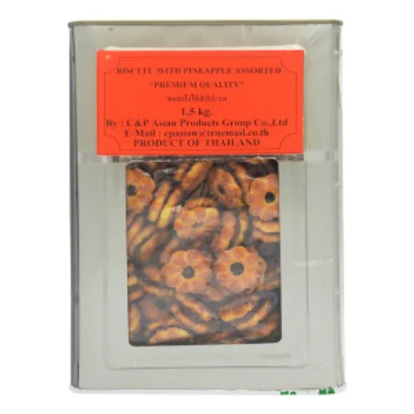 Biscuit W/pineapple Assort in Tin 15kg