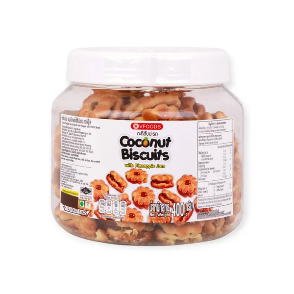 Coconut Biscuits with Pineapple Jam 12x400g