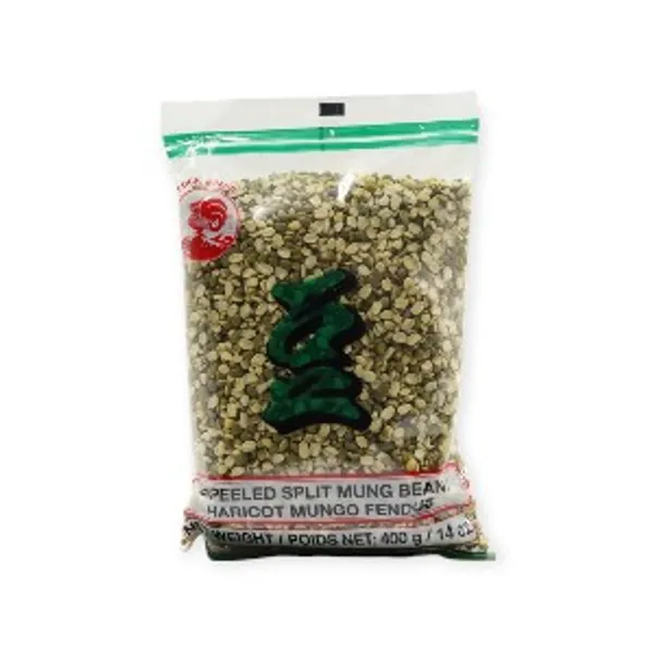 Unpeeled Split Mung Bean 50x400g