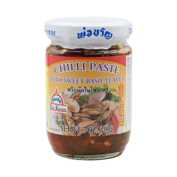 Chili Paste with Sweet Basil 12x200g
