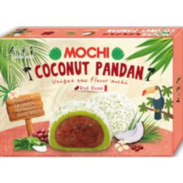Coconut Pandan Red Bean Mochi 24x180g