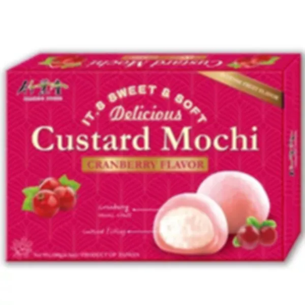 Custard Cranberry Mochi 24x180g