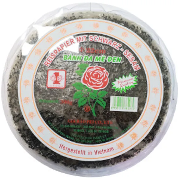 Black Sesame Rice Paper 40x300g