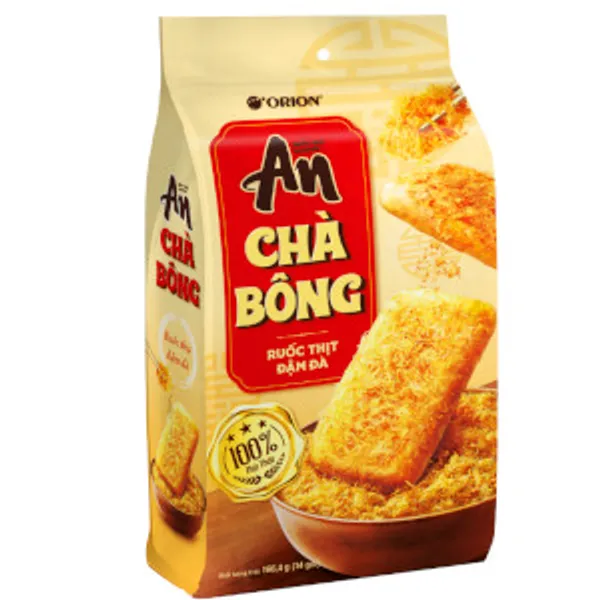 Bánh Gạo Nướng an Chà Bông Vị Ruốc Thịt Đậm Đà 10x145.6g