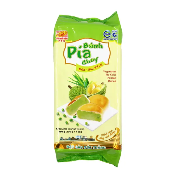 Bánh Pía Đậu Xanh Sầu Riêng Lá Dứa 30x400g