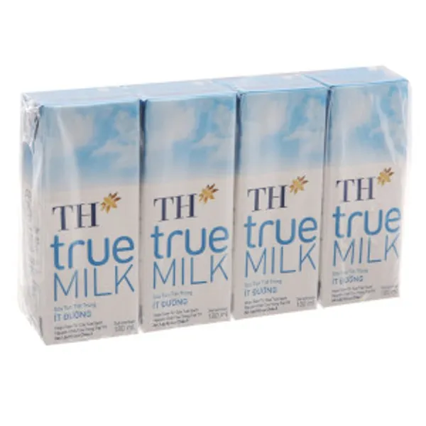Sữa Nguyên Chất Ít Đường 48x180ml