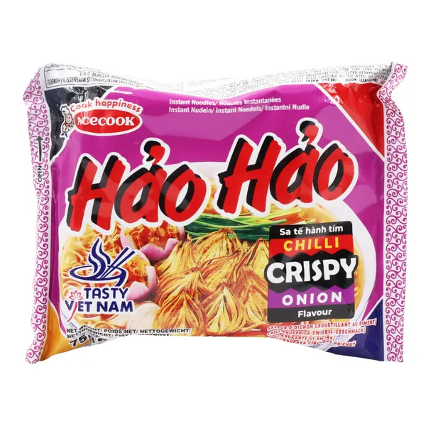 Hảo Hảo Mỳ Ăn Liền Hành Phi Cay 30x75g