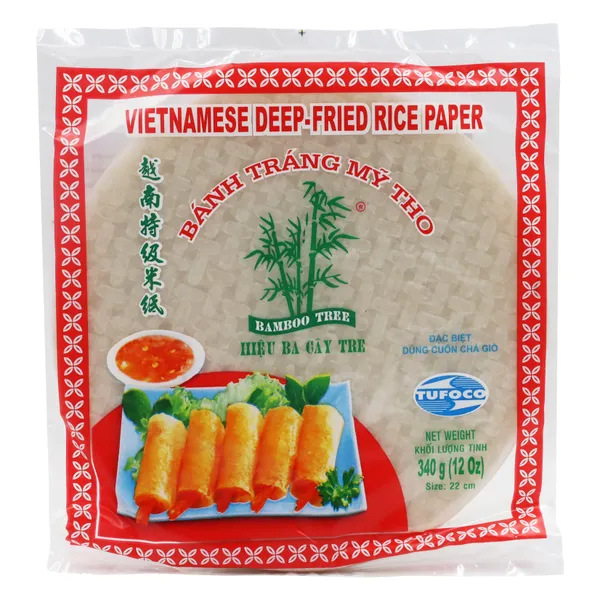 Ba Cây Tre Bánh Tráng Cuốn Nem Rán 22cm 44x340g