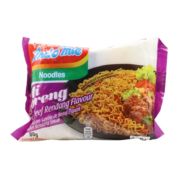 Instant Stir Fry Noodles Spicy Beef Flavour