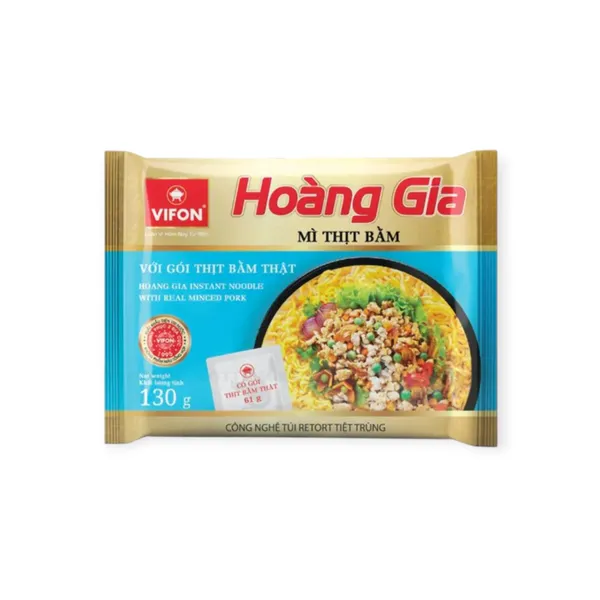 Hoang Gia Mì Ăn Liền Vị Thịt Băm, 18gói X 130g