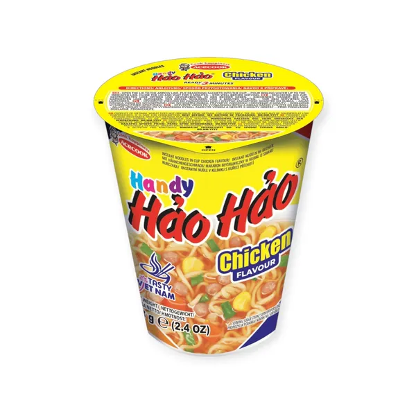 Hao Hao Handy Cup Instant Noodles Chicken Flavour