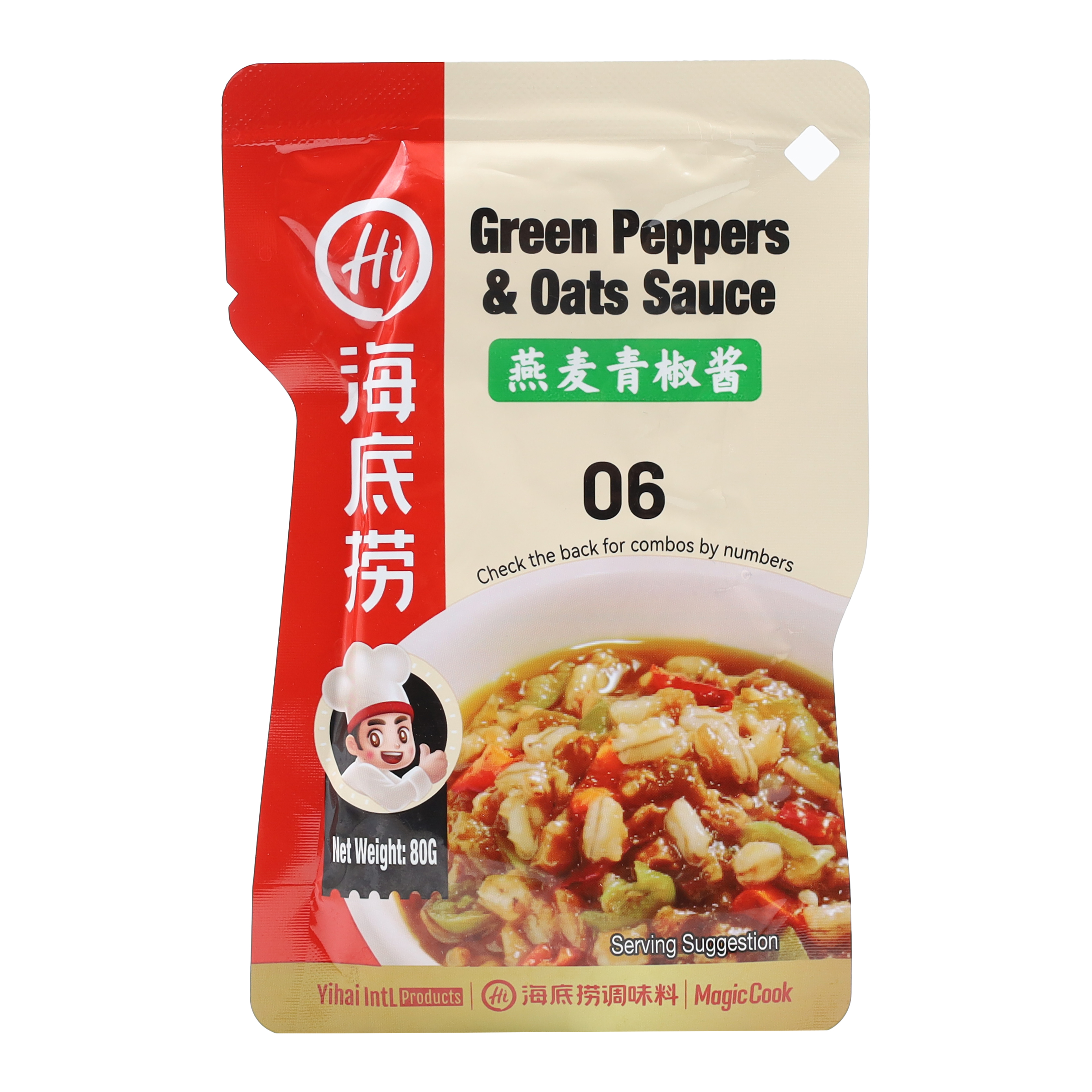 Green Peppers Oats Sauce 40x80g