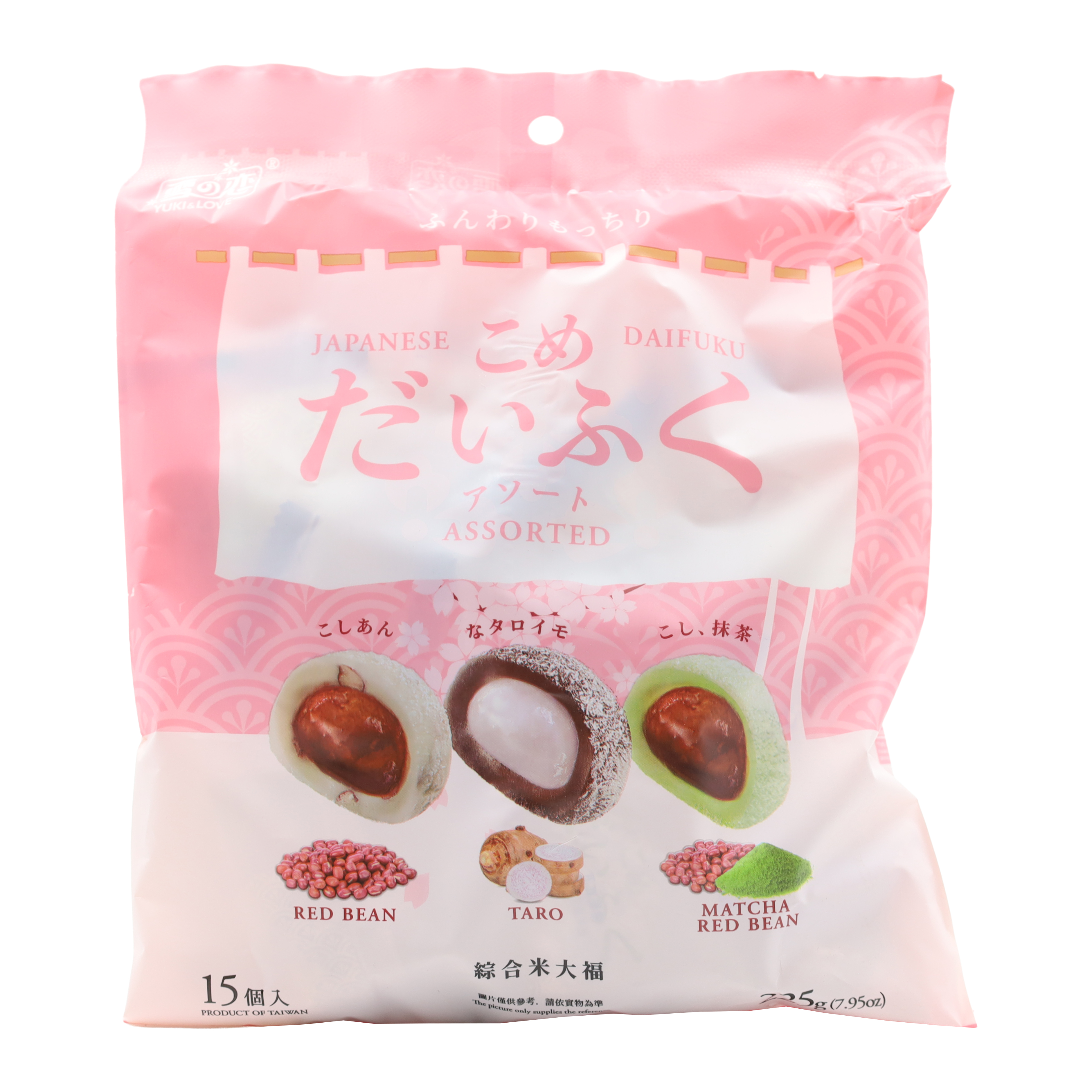 Mochi Mixed Three Flavors 15x225g