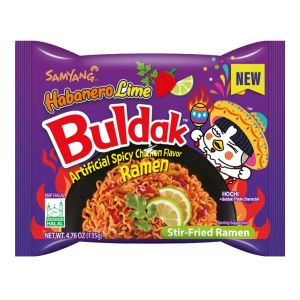 Buldak Habanero Lime Chicken Flavour Spicy 8x(5x135g)