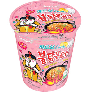 Carbonara Hot Chicken Flavor Ramen Pink Cup 30x80g