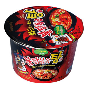Big Bowl Stew Hot Chicken Flavor Ramen 16x120g