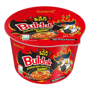 Instant Big Bowl Noodle 2x Spicy Hot Chicken 16x105g