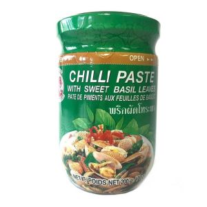Chilli Paste Sweet Basil Leaves 24x227g