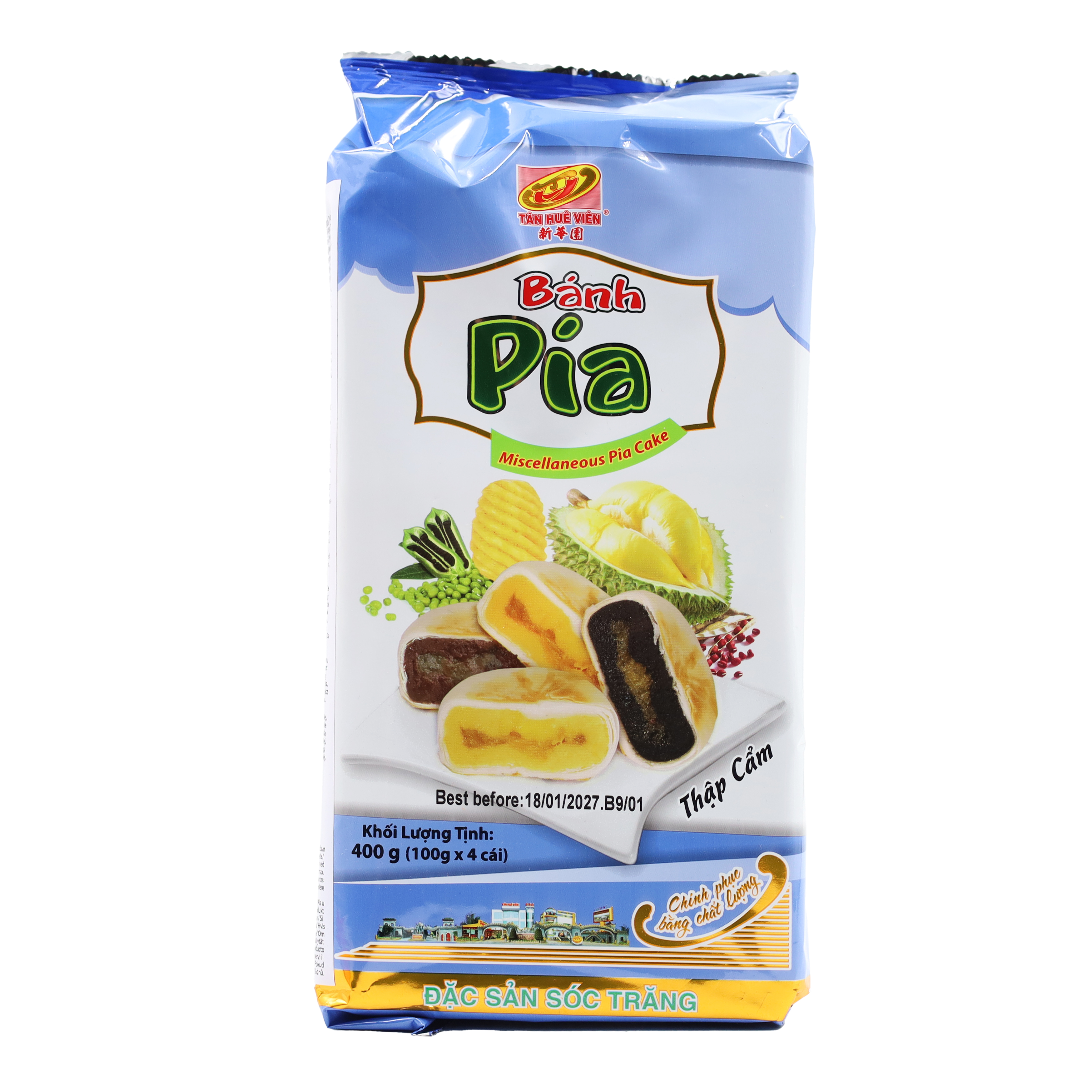 Mixed Durian Pia Cake 30x400g