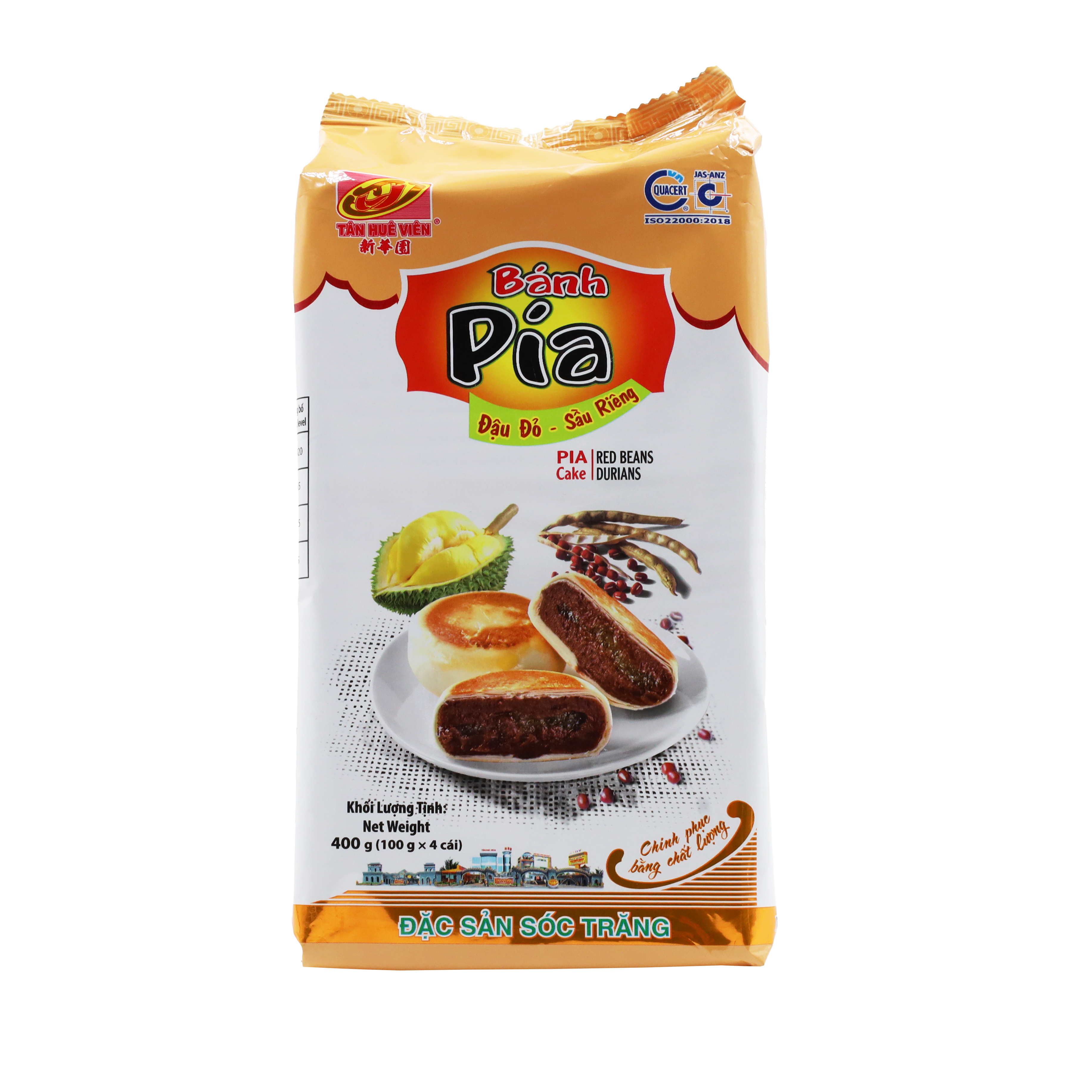 Durian Red Bean Pia Cake 30x400g