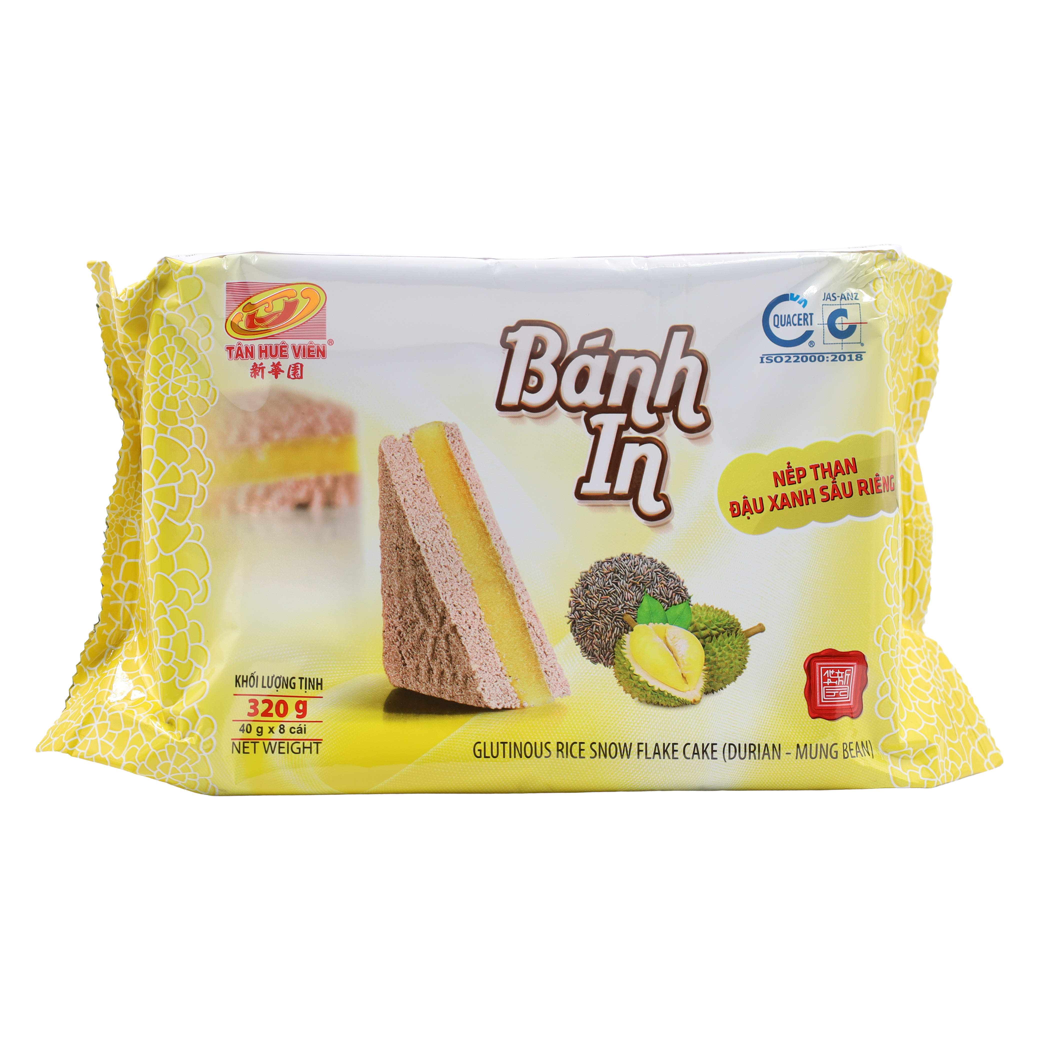Glutinous Durian Mung Bean in Cake 30x320g