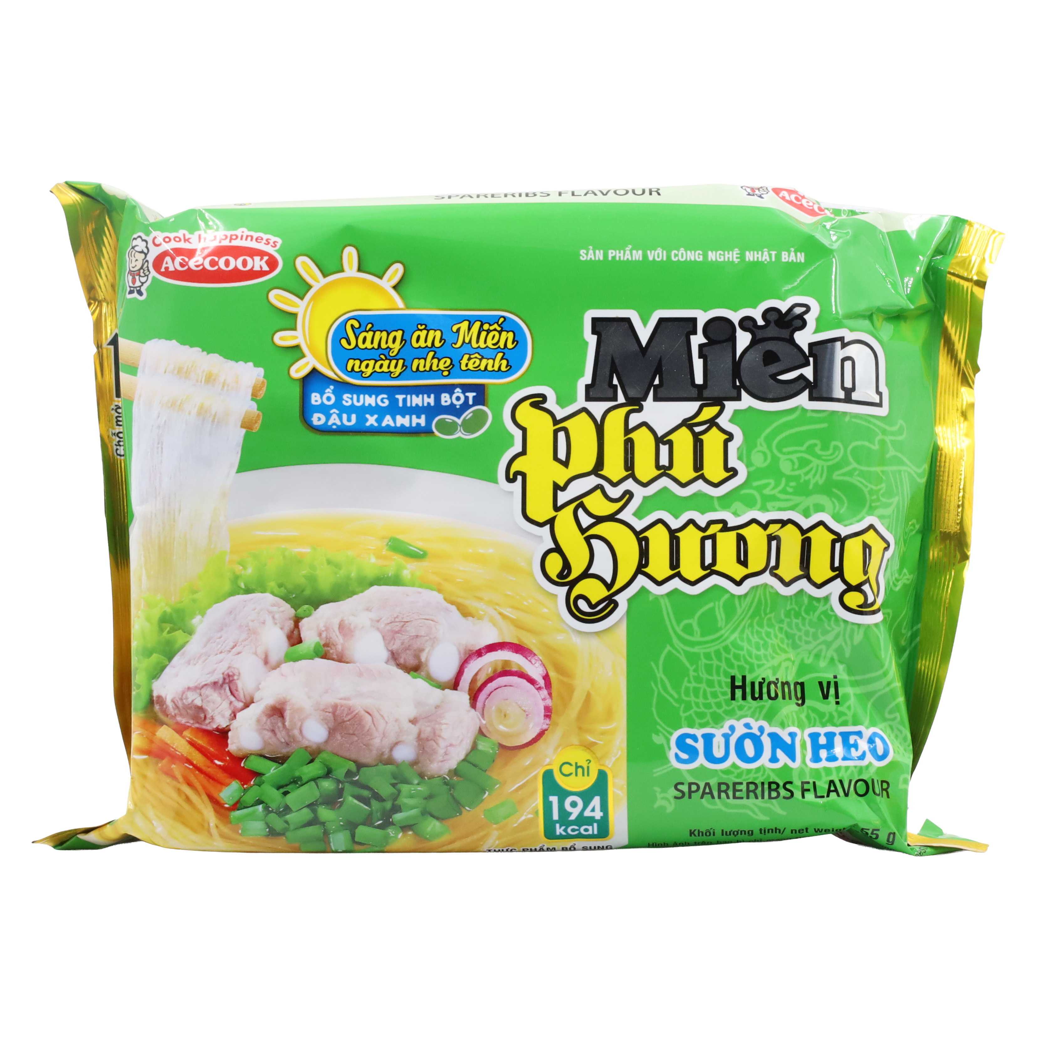 Green Bean Vermicelli Noodles Spareribs Flv. 24x55g